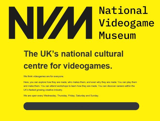 英国国家电子游戏博物馆及其宗旨